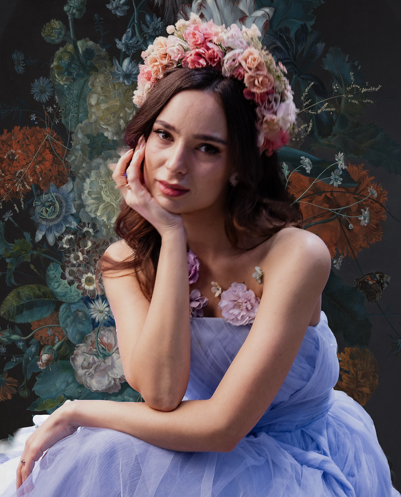 A very nice young lady at the photography show