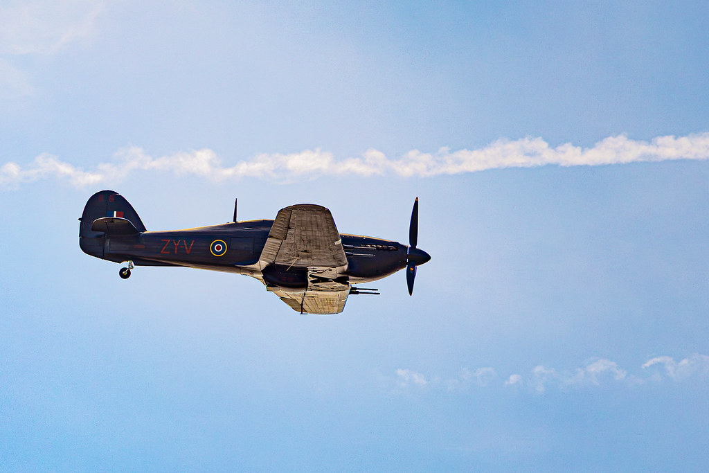 Hurricane at Lytham Classic Car Show.
