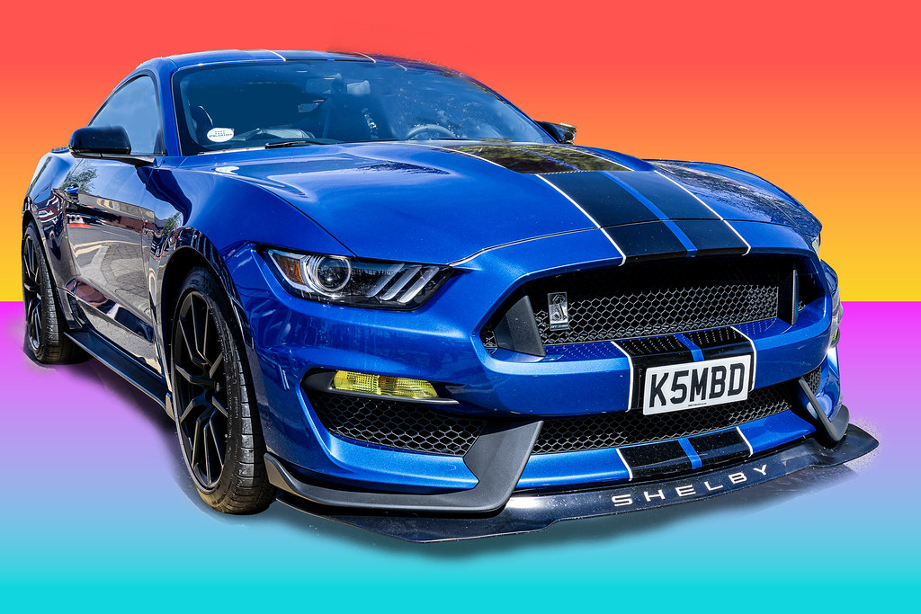 Mustang on gradient