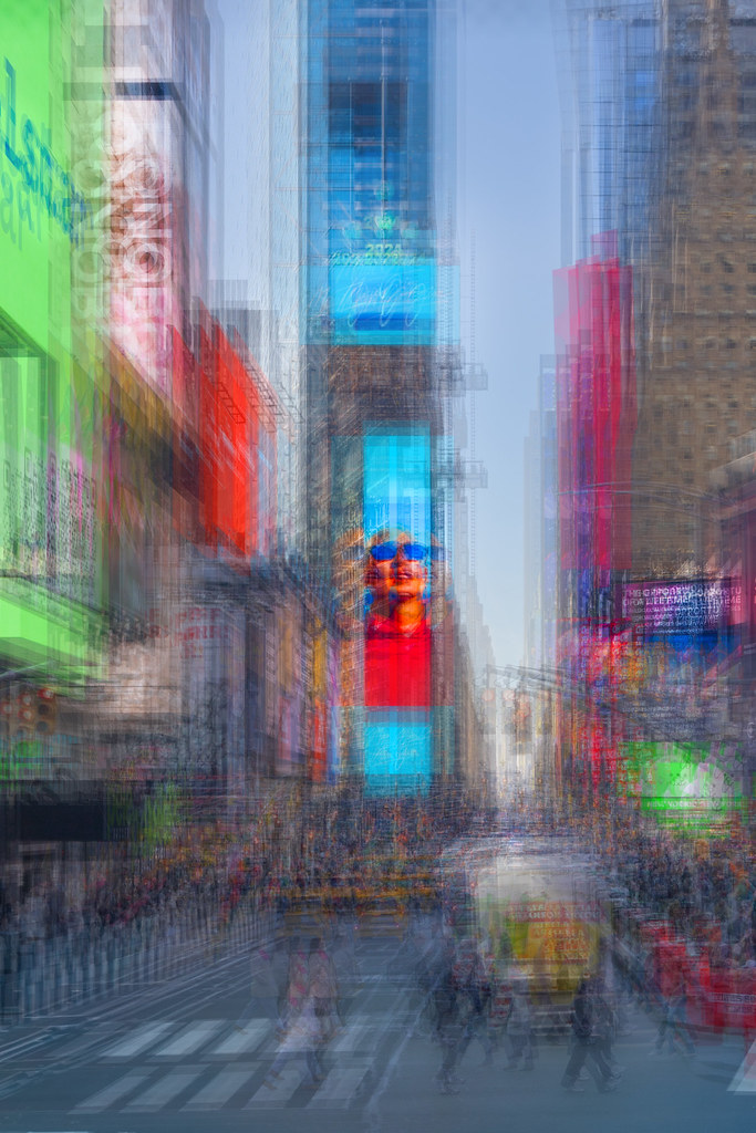 Time Square in Photoshop Mean