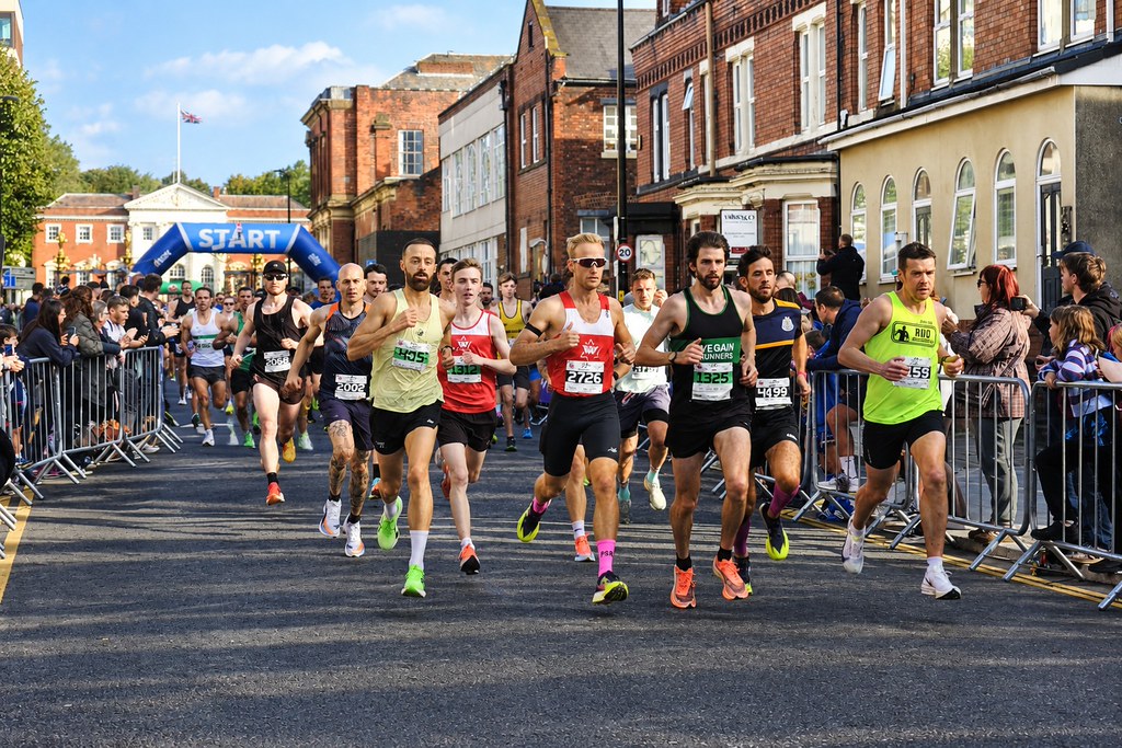 Men at Warrington Running Festival