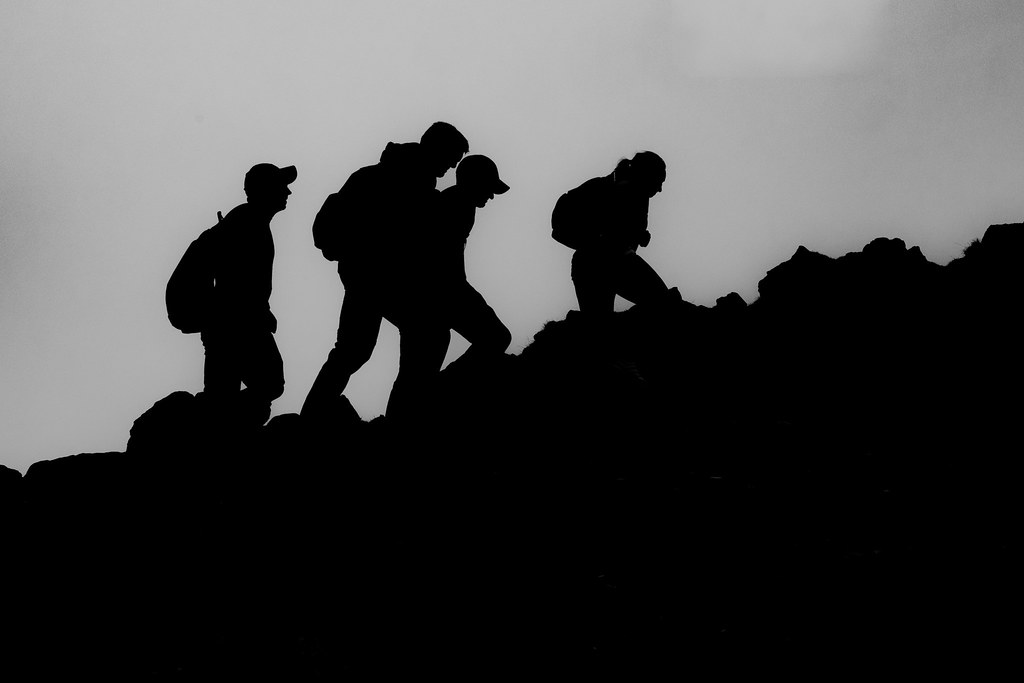 On their way up to Snowden.